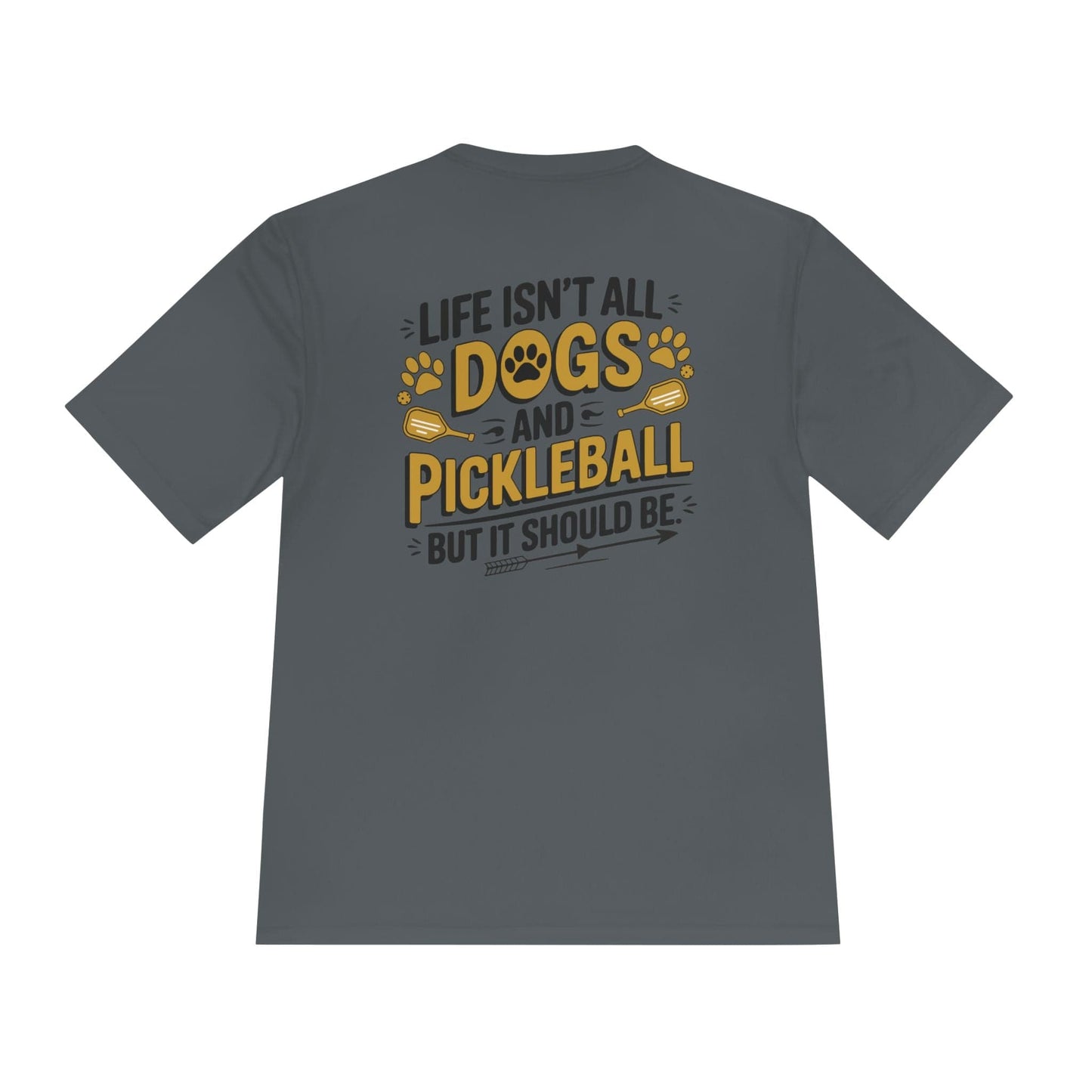 Dogs And Pickleball Moisture Wicking Tee