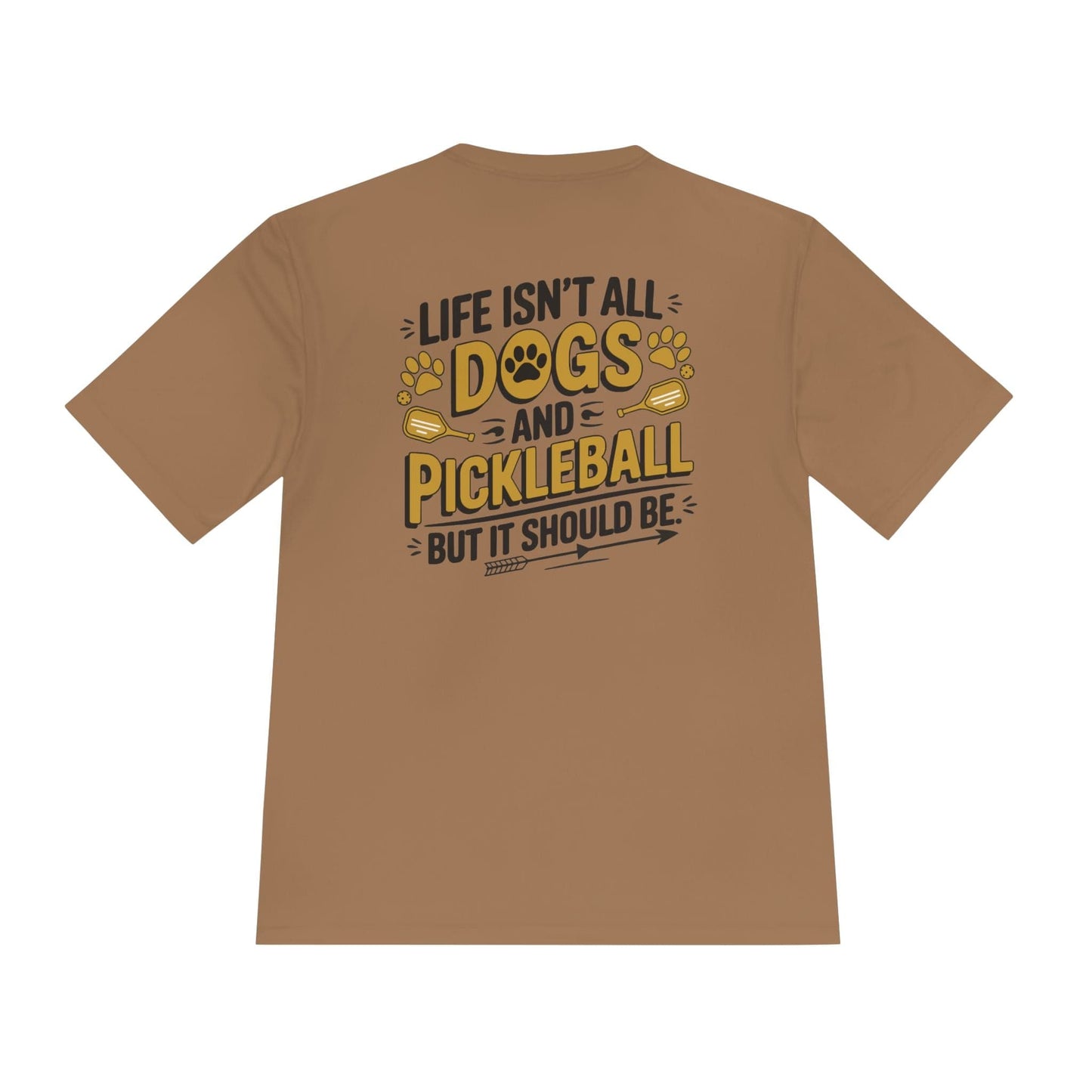Dogs And Pickleball Moisture Wicking Tee