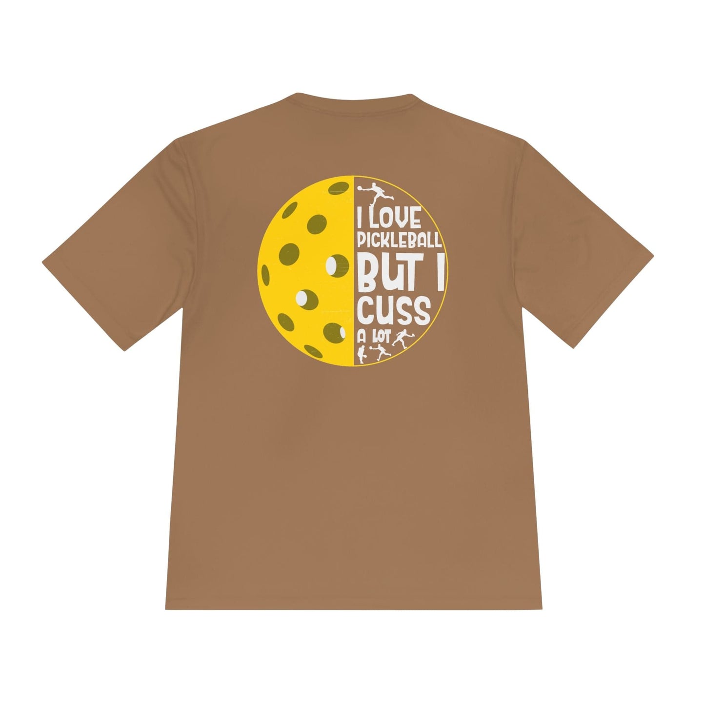 I Cuss A Lot Pickleball Moisture Wicking Tee
