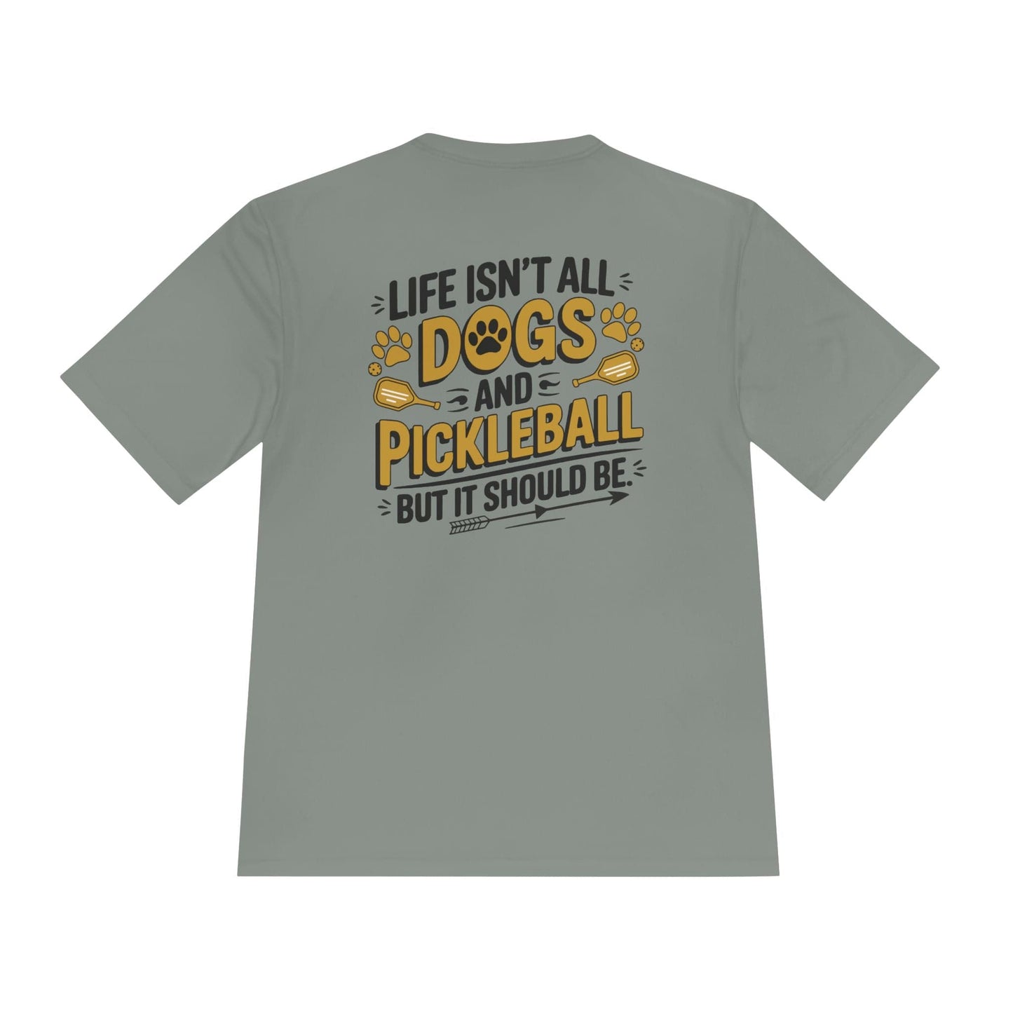 Dogs And Pickleball Moisture Wicking Tee