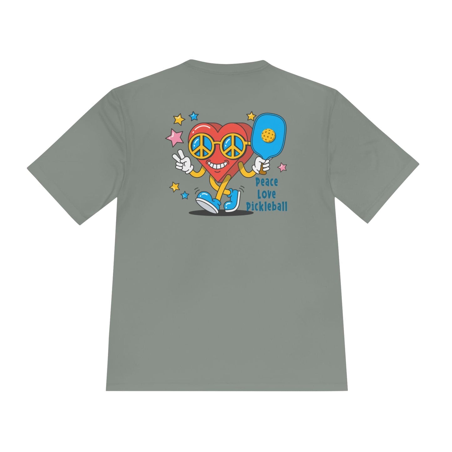 Peace Love Pickleball Moisture Wicking Tee