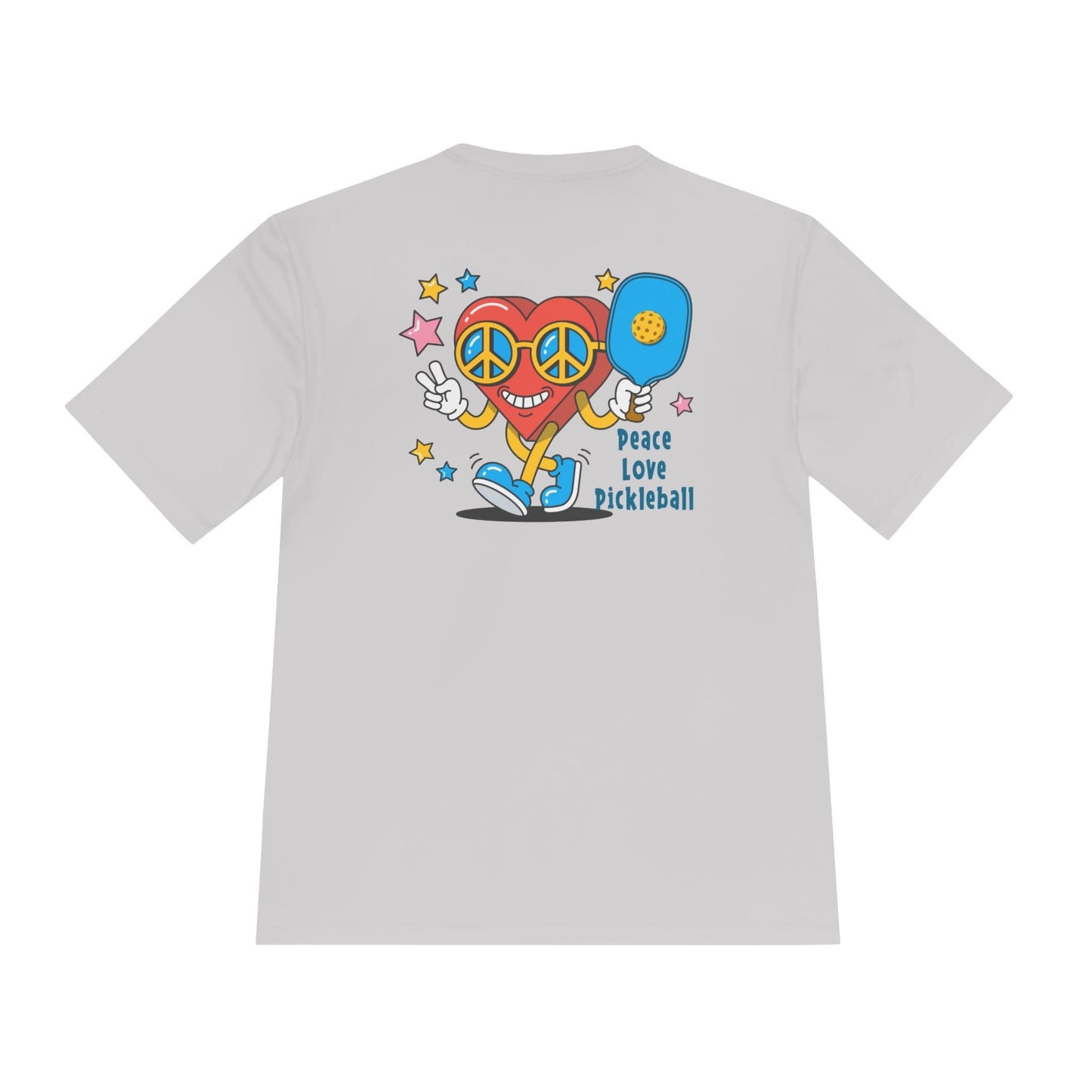 Peace Love Pickleball Moisture Wicking Tee
