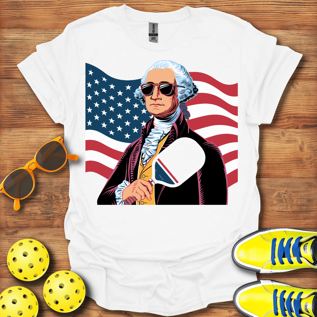 George Washington Patriotic Pickleball T-Shirt