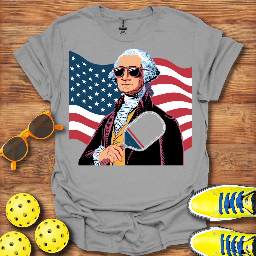 George Washington Patriotic Pickleball T-Shirt