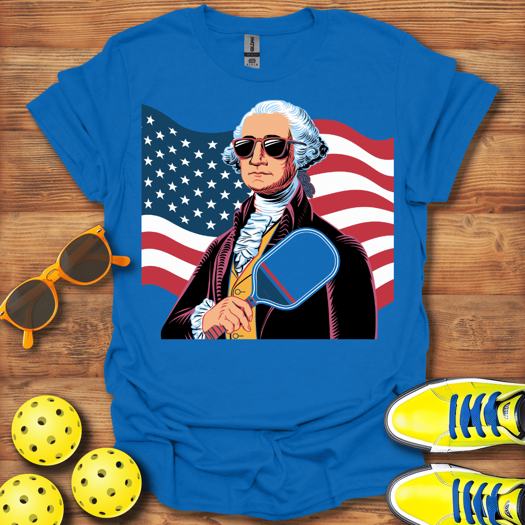 George Washington Patriotic Pickleball T-Shirt