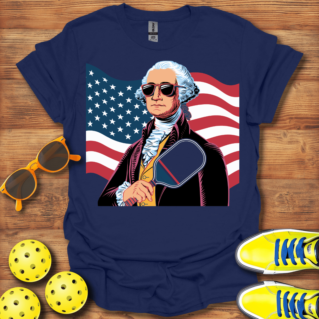 George Washington Patriotic Pickleball T-Shirt