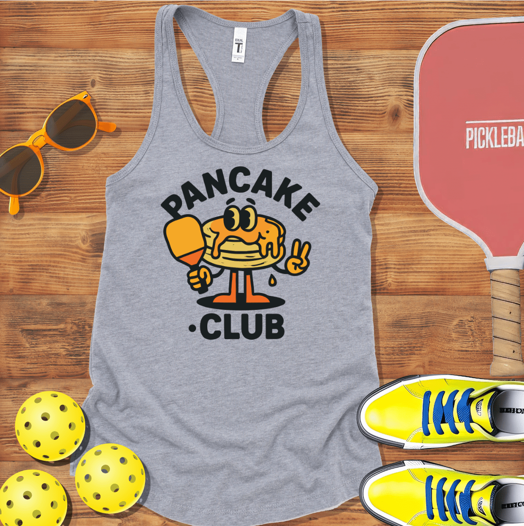 Pancake Club Pickleball Racerback Tank Top