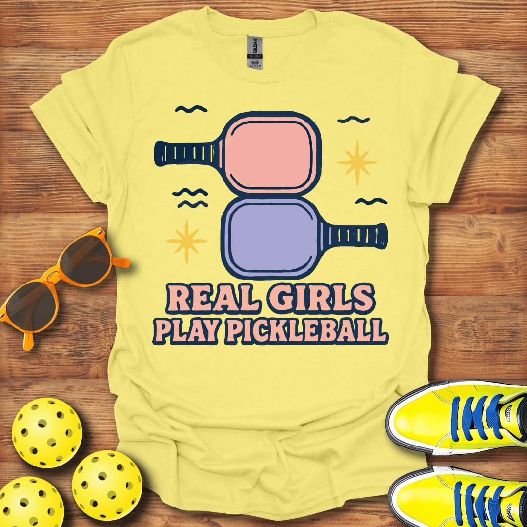 Real Girls Play Pickleball Unisex T-Shirt
