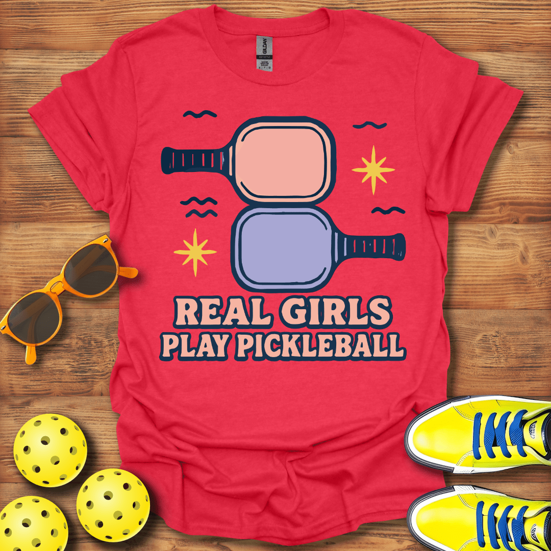 Real Girls Play Pickleball Unisex T-Shirt