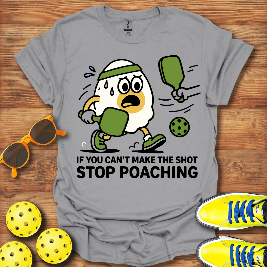 Stop Poaching Pickleball Unisex T-Shirt