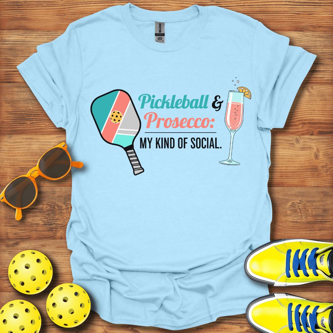 Prosecco and Pickleball T-Shirt