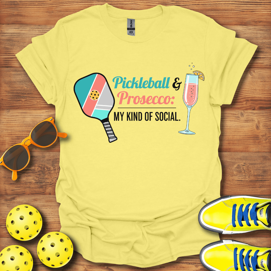 Prosecco and Pickleball T-Shirt
