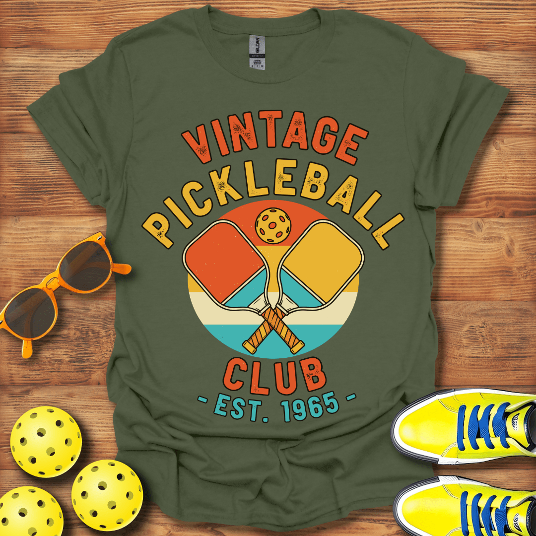 Vintage Pickleball Club T-Shirt