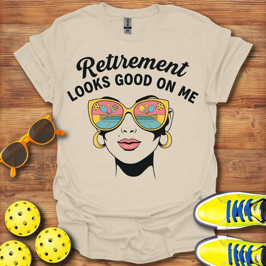 Retirement Looks Good Pickleball Time T-Shirt