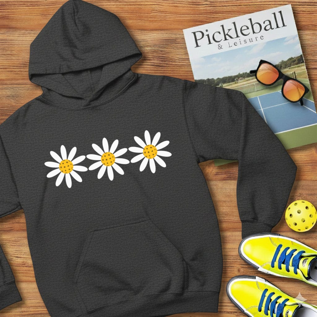 Three Daisey Pickleball Hooded Sweatshirt