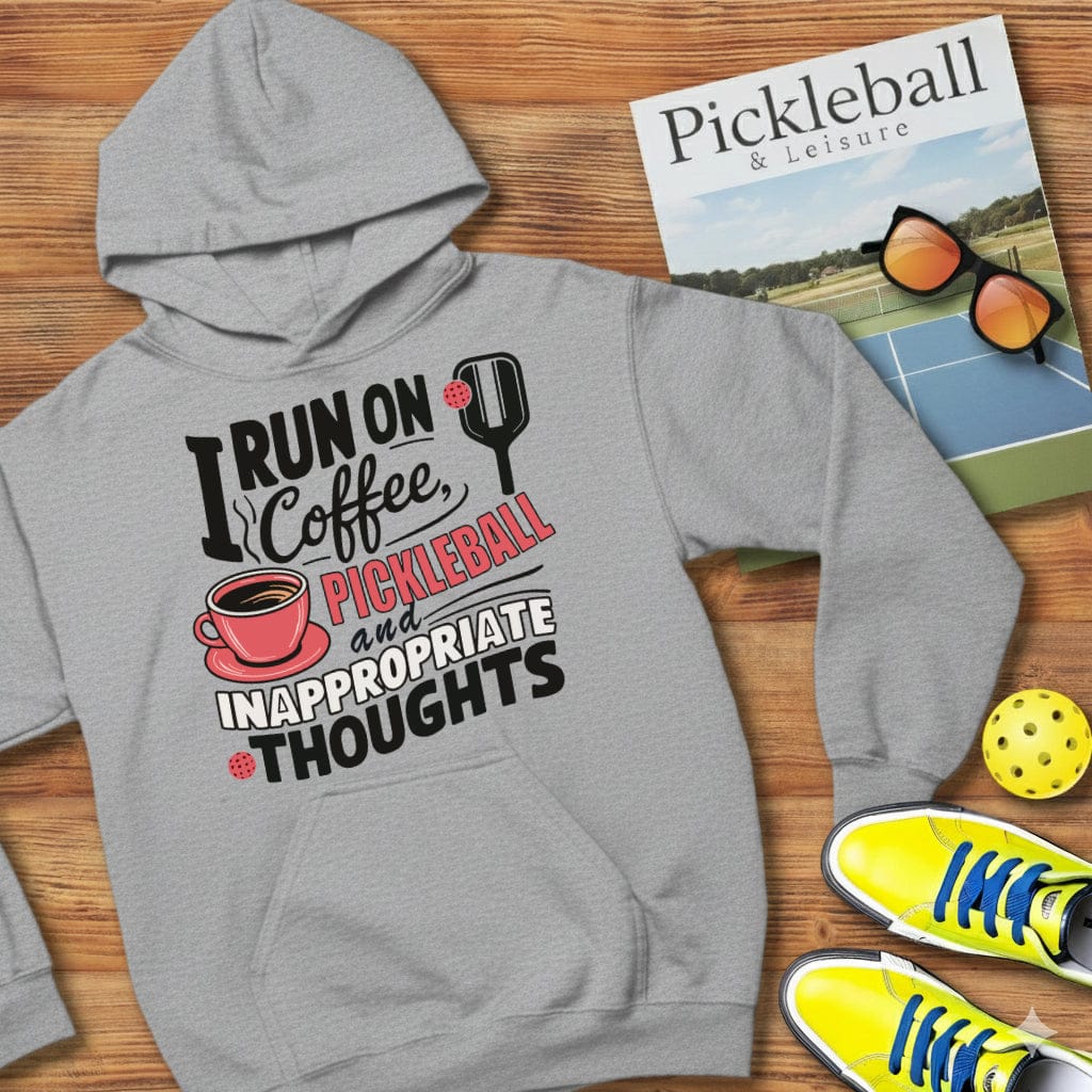 Inappropriate Thoughts Pickleball Hooded Sweatshirt