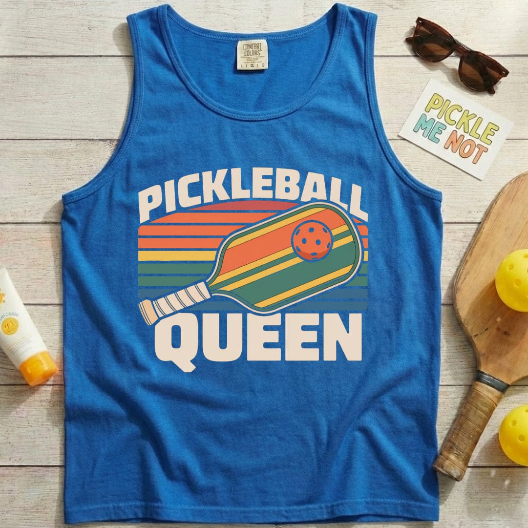 Pickleball Queen Garment-Dyed Tank Top