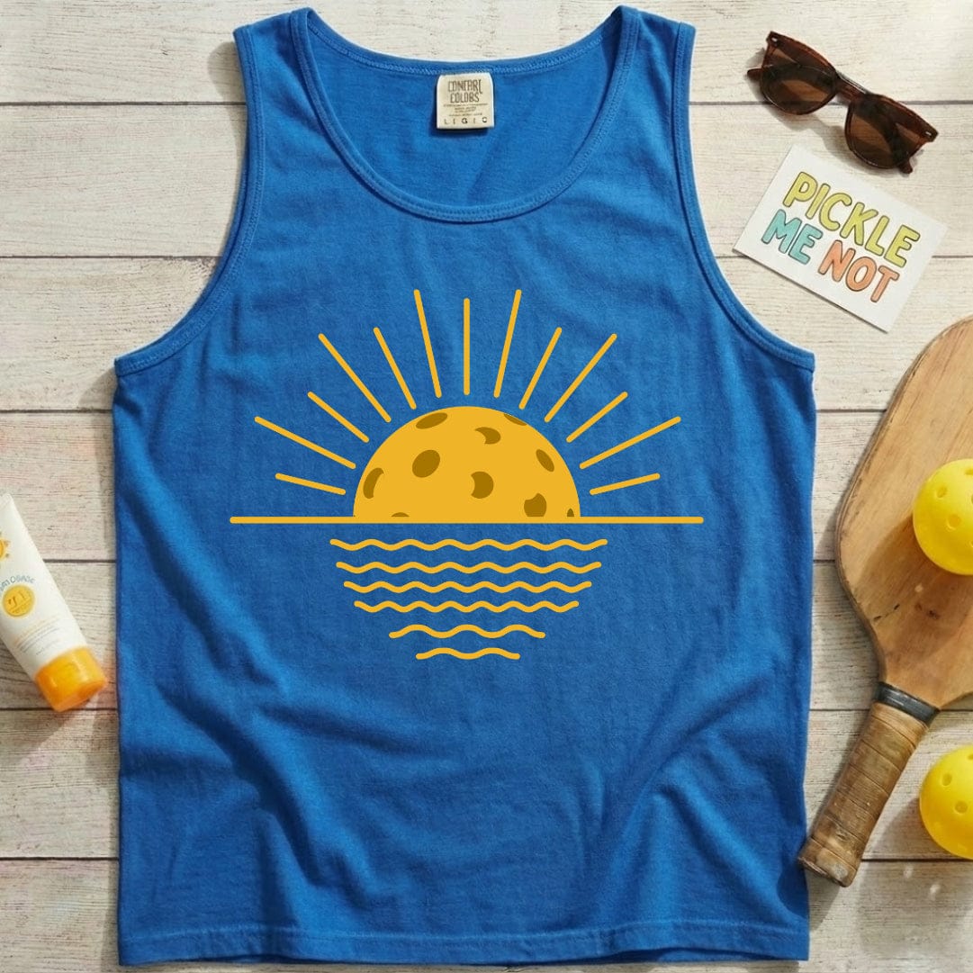 Sunset Pickleball Garment-Dyed Tank Top