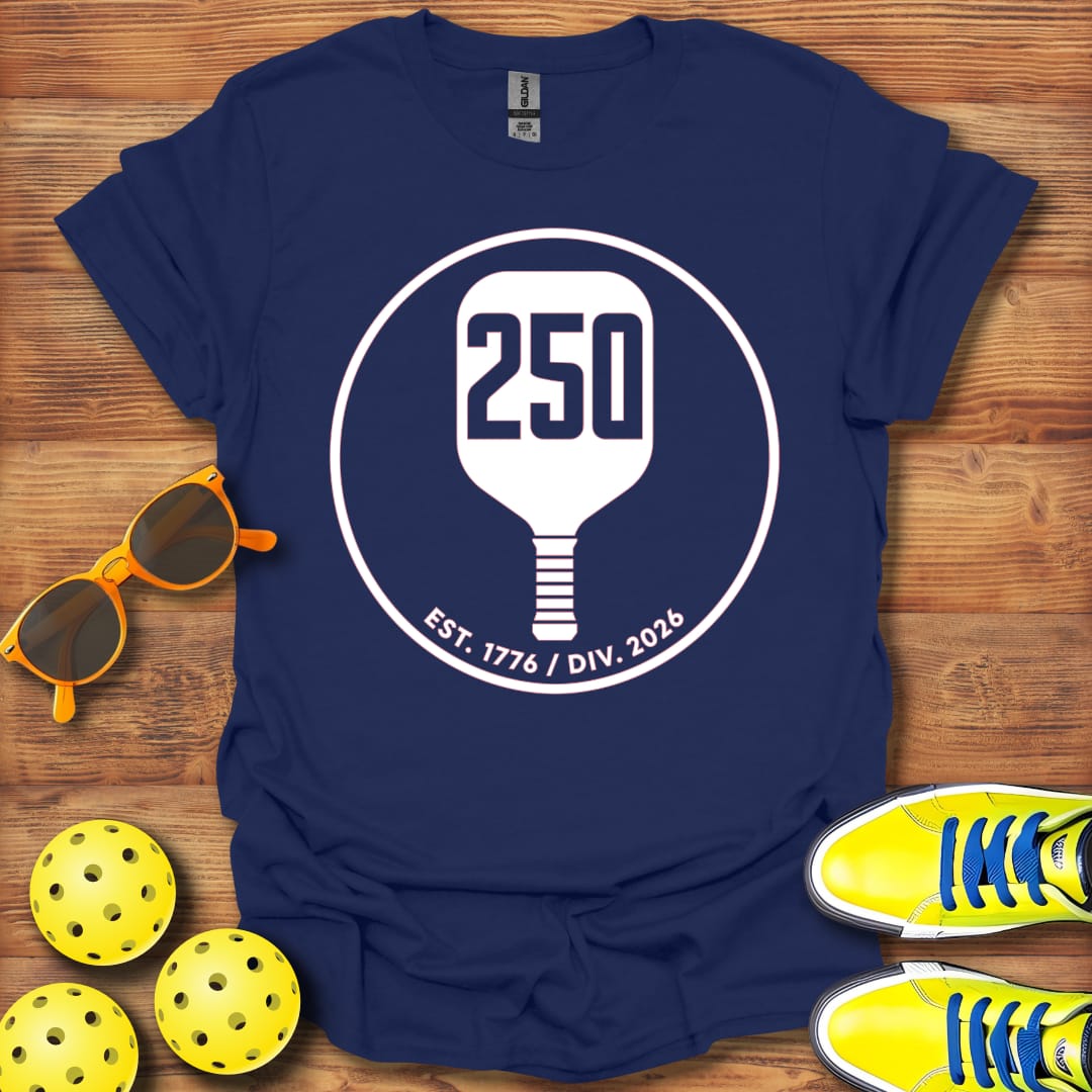 250 Pickleball Paddle T-Shirt Unisex Cotton