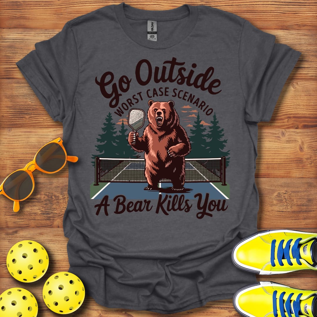 Go Outside Unisex Pickleball T-Shirt