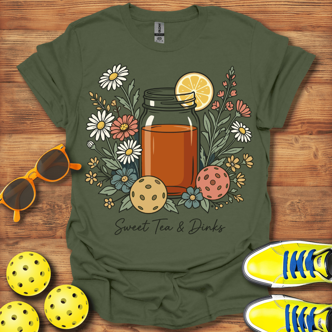 Sweet Tea, Dinks And Pickleball Unisex T-Shirt