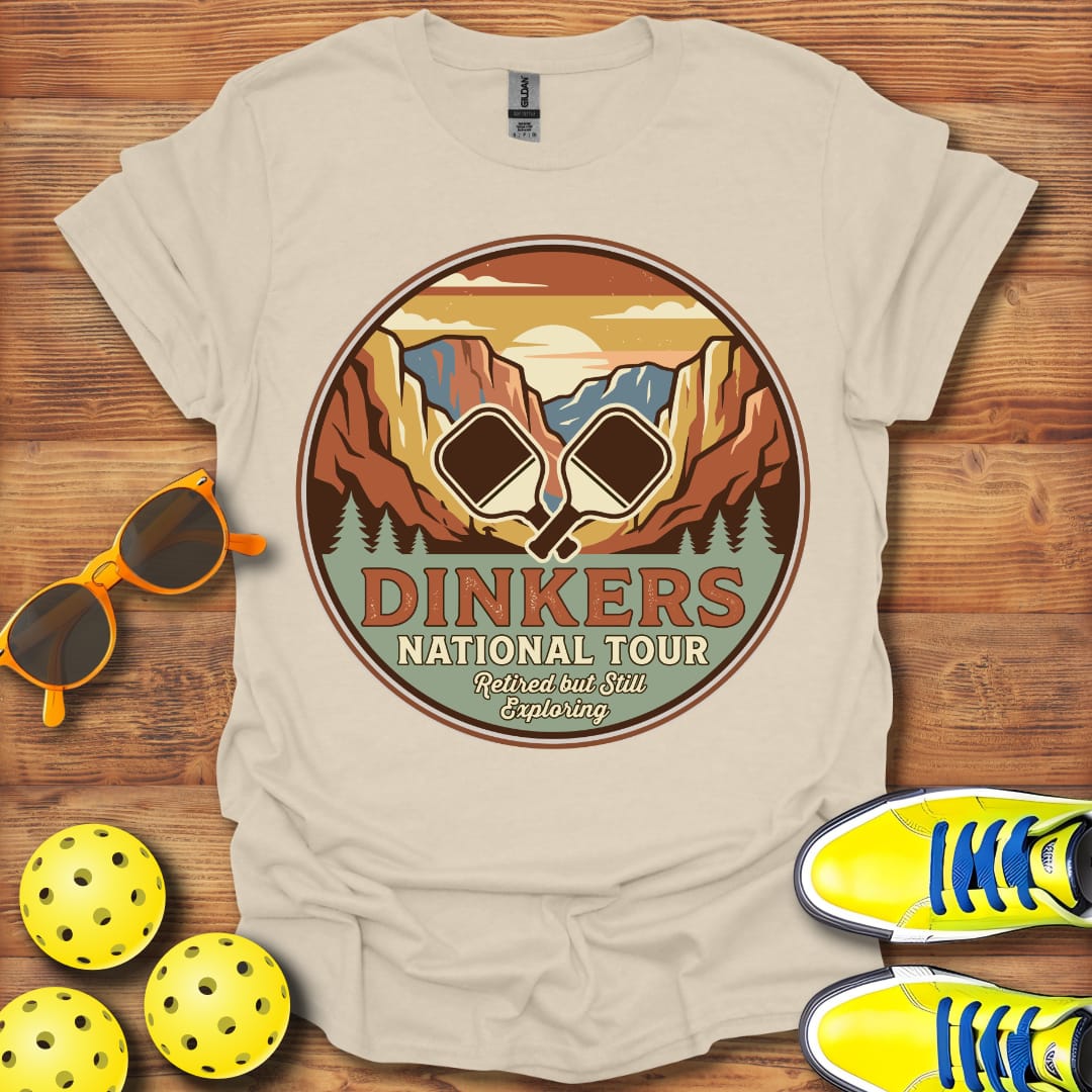 Dinkers National Tour Pickleball Unisex T-Shirt