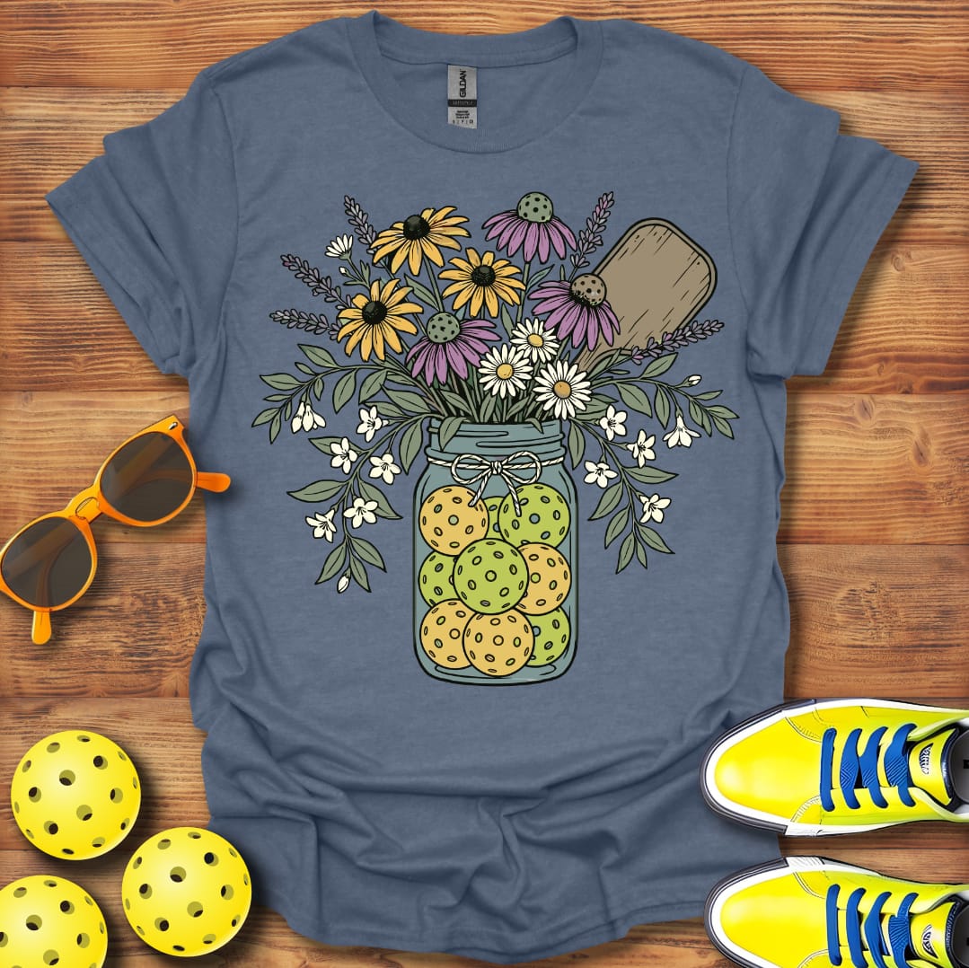 Low Country Floral Pickleball Unisex T-Shirt