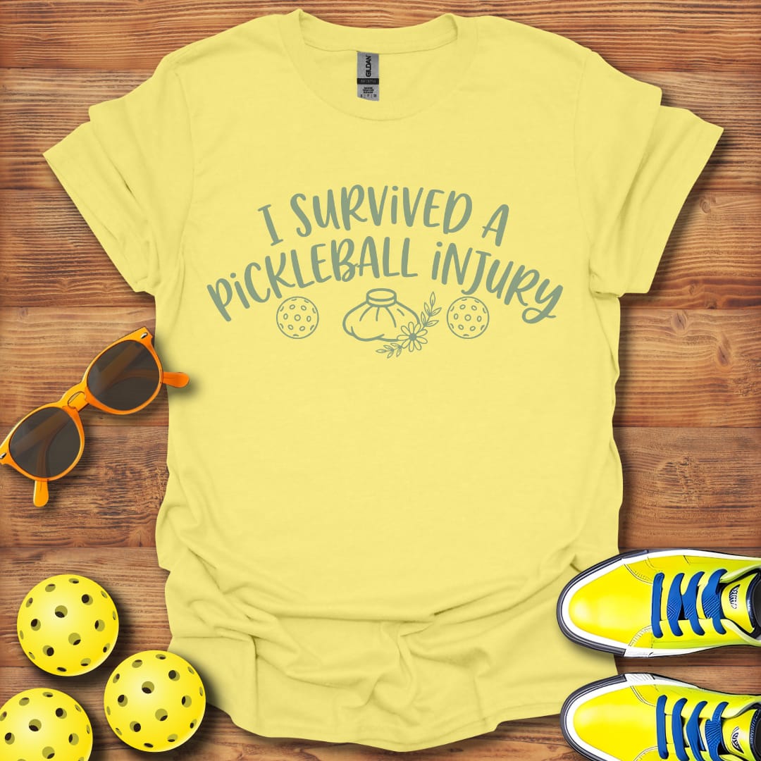 I Survived A Pickleball Injury Unisex T-Shirt