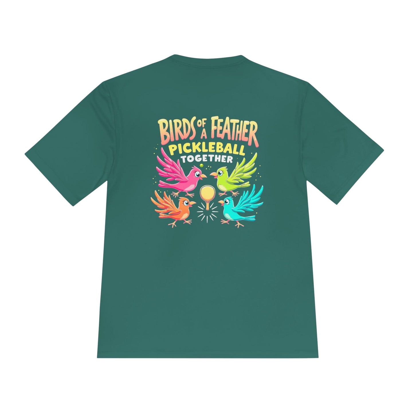 Birds Of A Feather Pickleball Moisture Wicking Tee