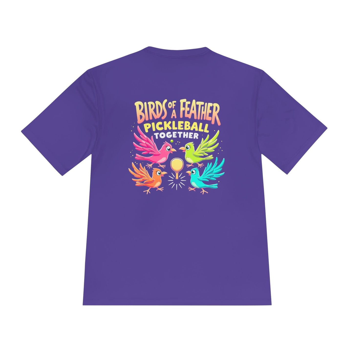 Birds Of A Feather Pickleball Moisture Wicking Tee