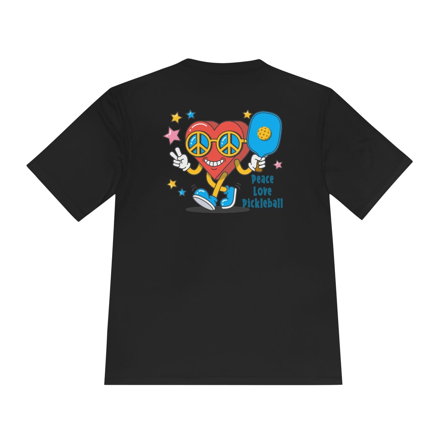 Peace Love Pickleball Moisture Wicking Tee