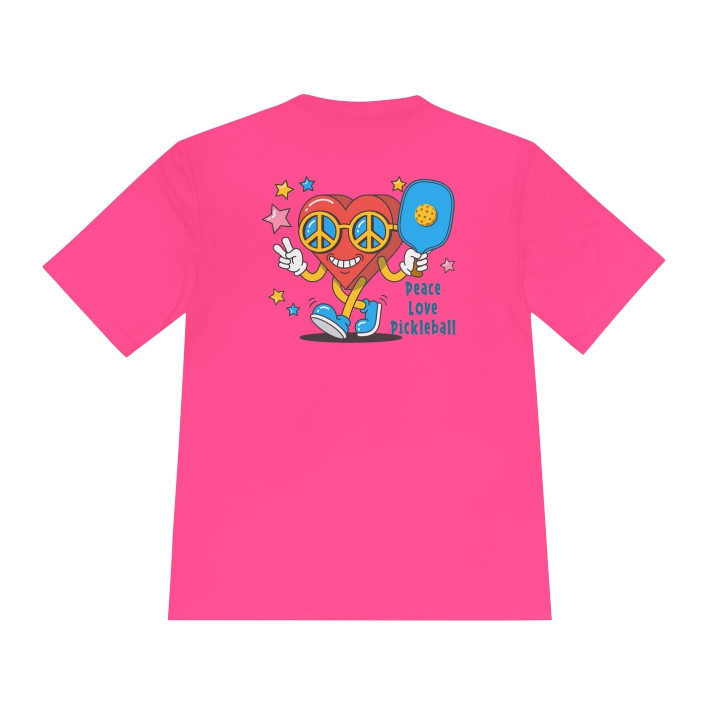 Peace Love Pickleball Moisture Wicking Tee