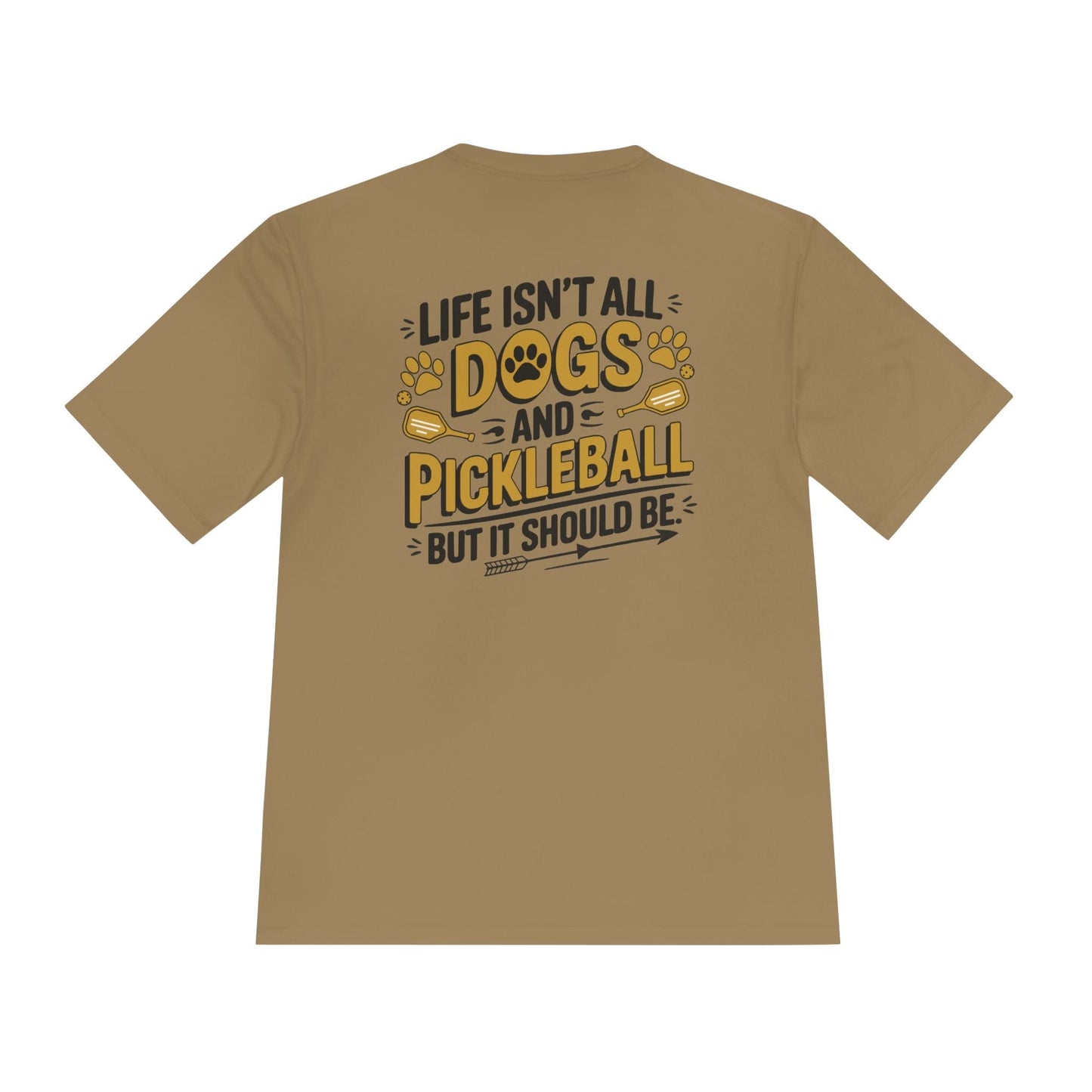 Dogs And Pickleball Moisture Wicking Tee