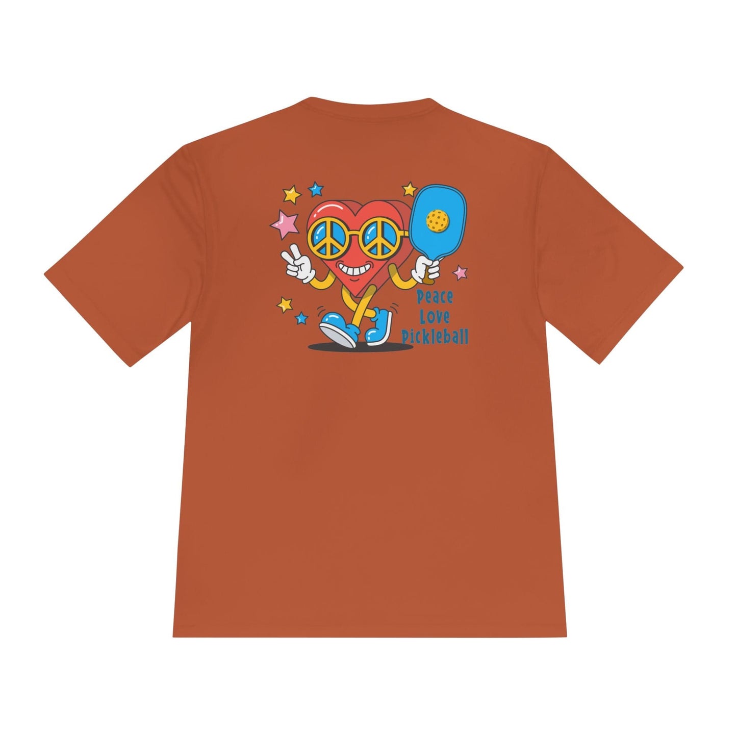Peace Love Pickleball Moisture Wicking Tee