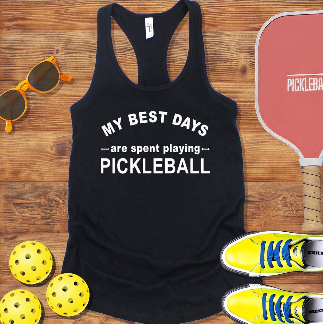 My Best Days Racerback Tank for Women