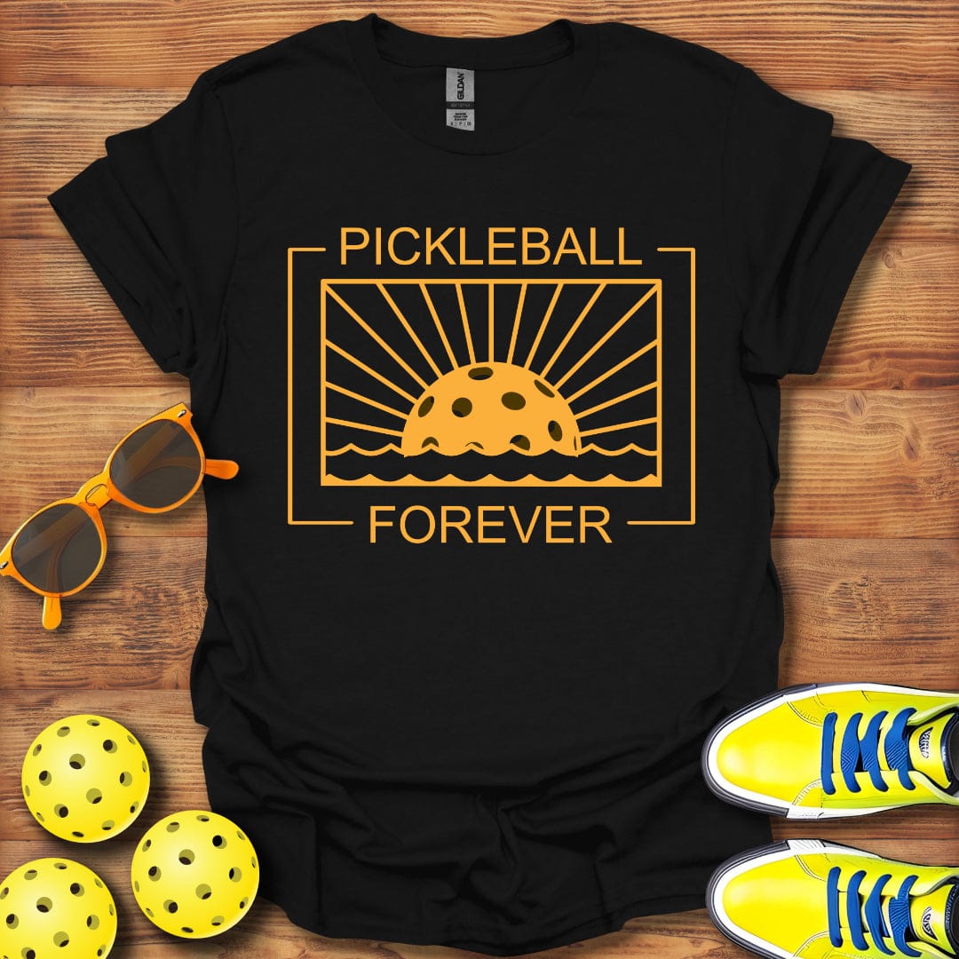 Pickleball Forever Sunset T-Shirt