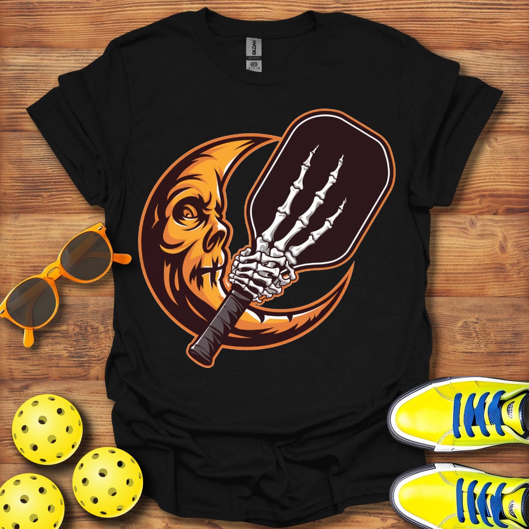 Pickleball Halloween Moon T-Shirt