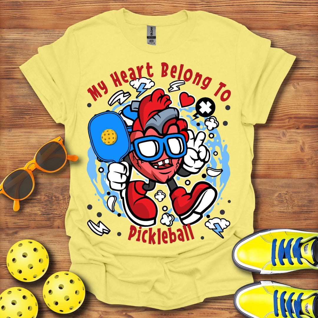Heart Belongs To Pickleball T-Shirt