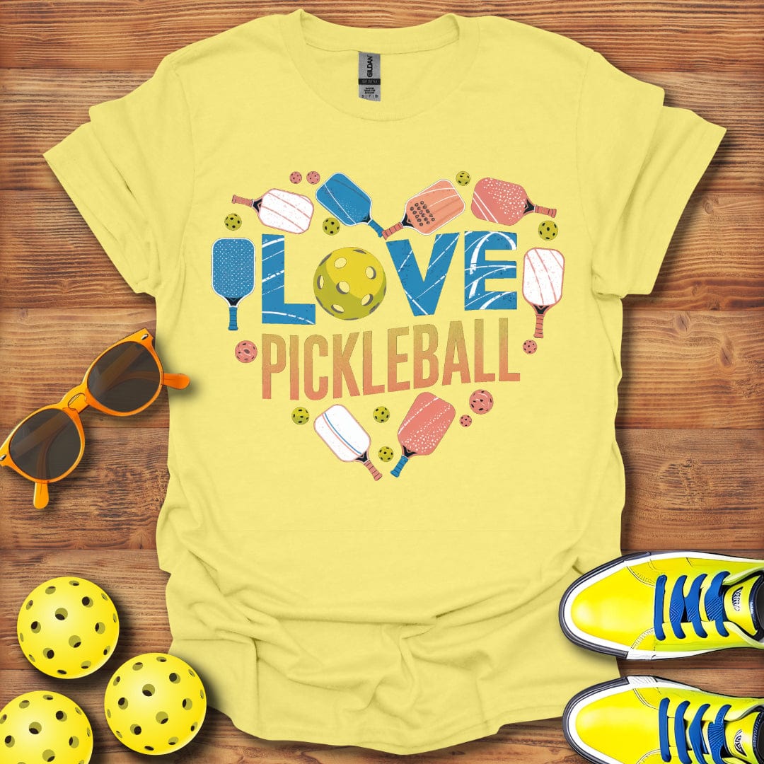 Love Pickleball Paddles T-Shirt