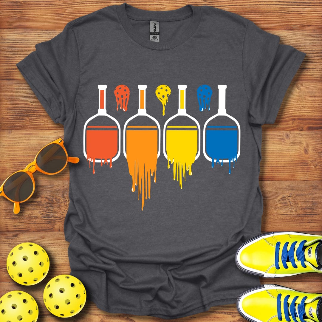 Dripping Rainbow Paddles T-Shirt