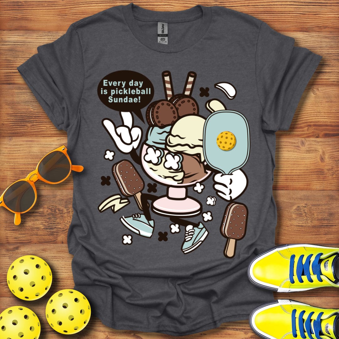 Pickleball Sundae Distressed T-Shirt