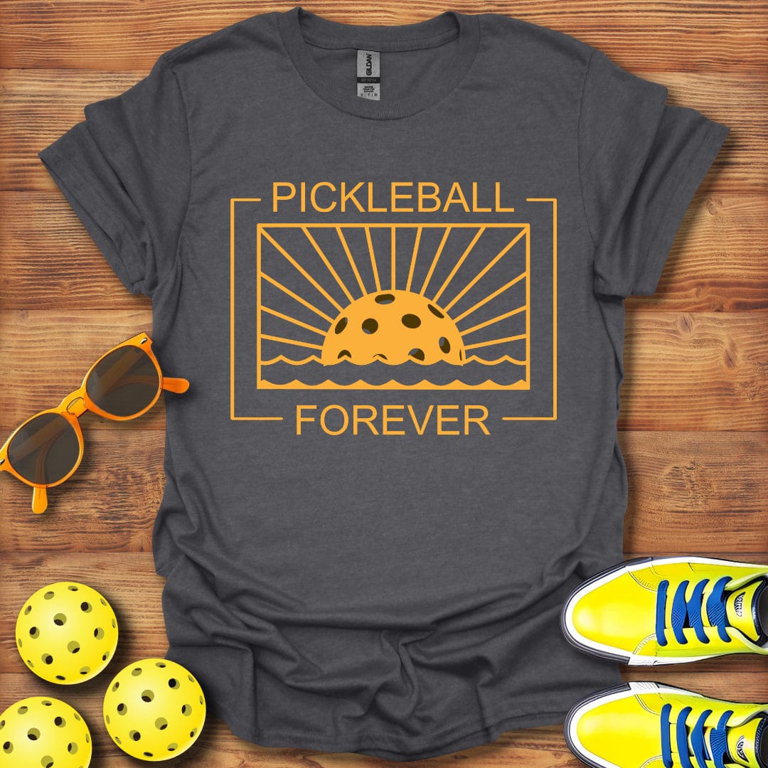 Pickleball Forever Sunset T-Shirt