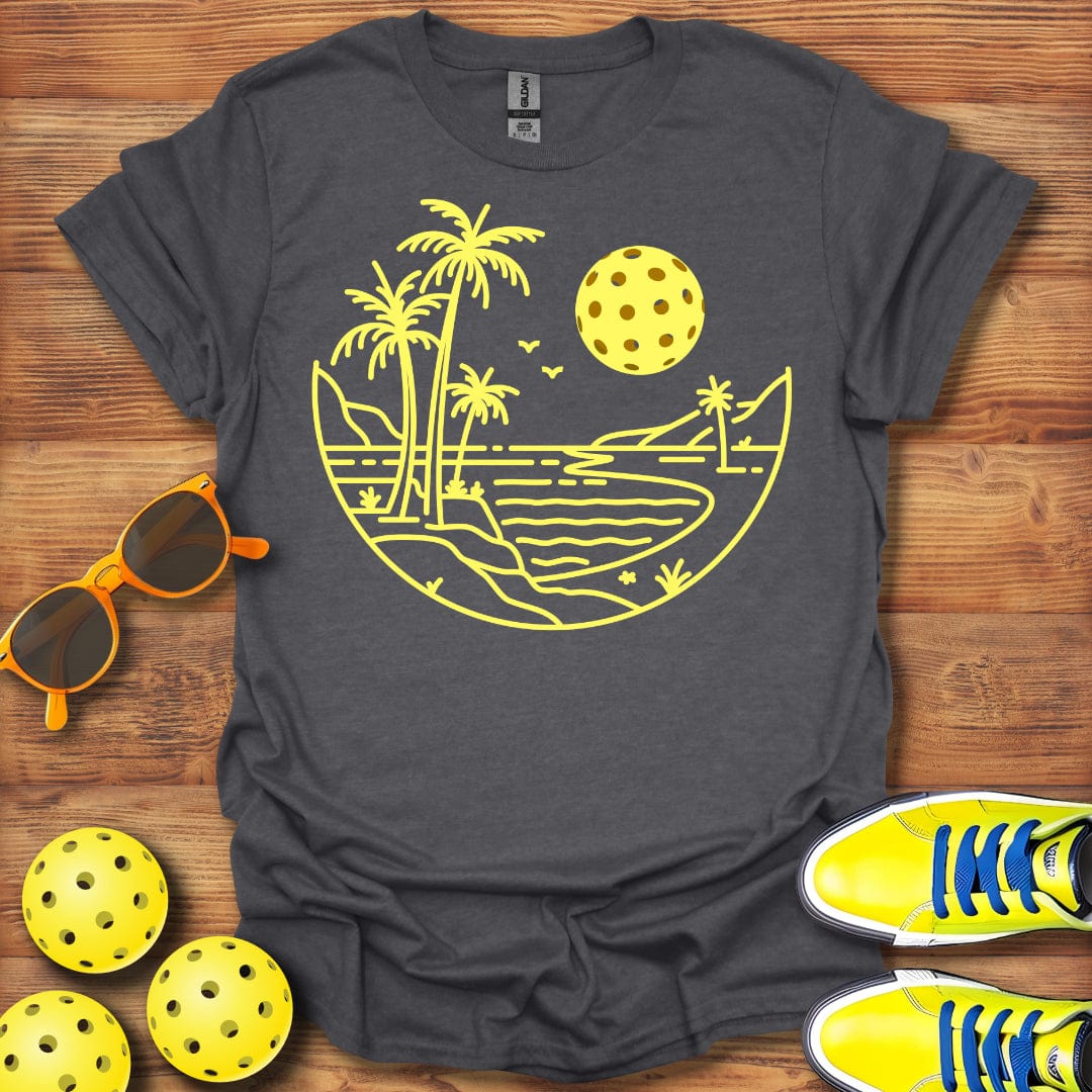 Full Pickleball Moon Rising T-Shirt