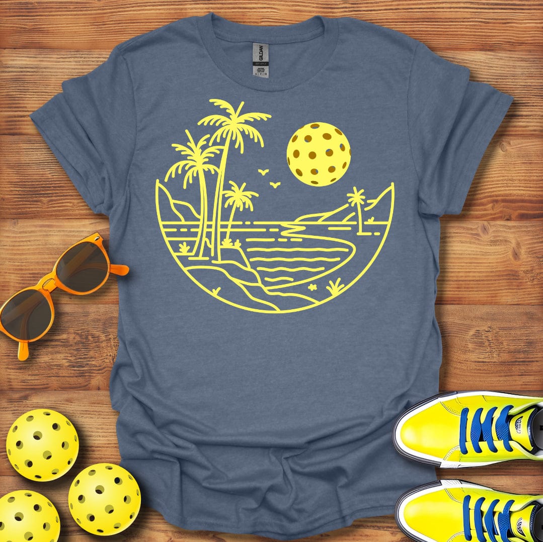 Full Pickleball Moon Rising T-Shirt