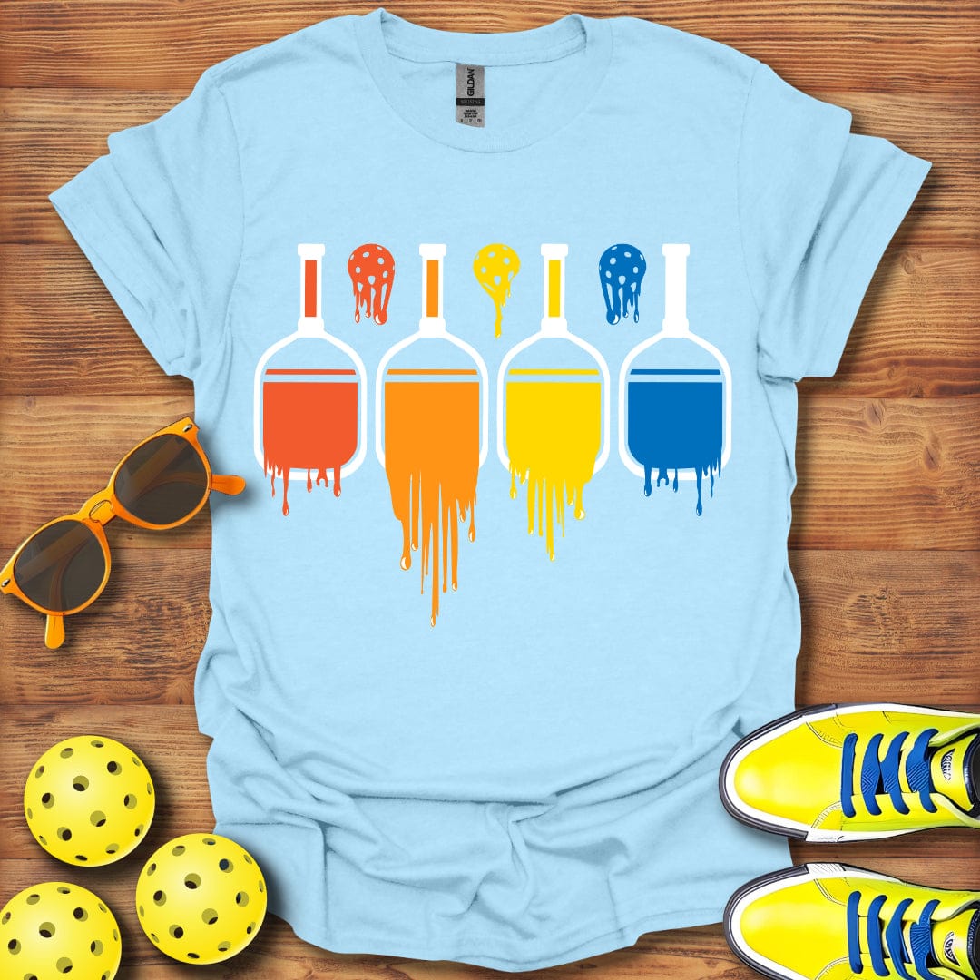 Dripping Rainbow Paddles T-Shirt