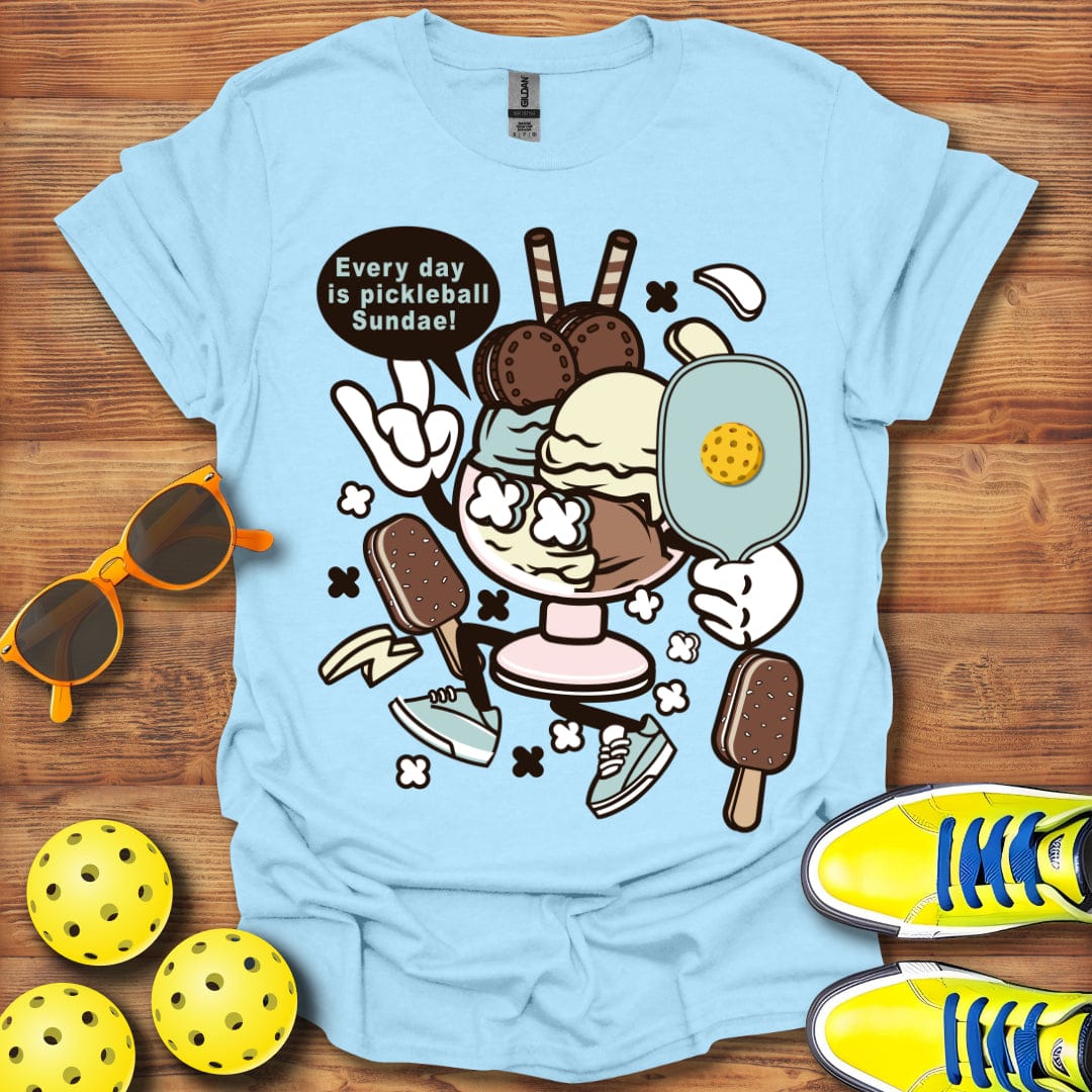 Pickleball Sundae Distressed T-Shirt