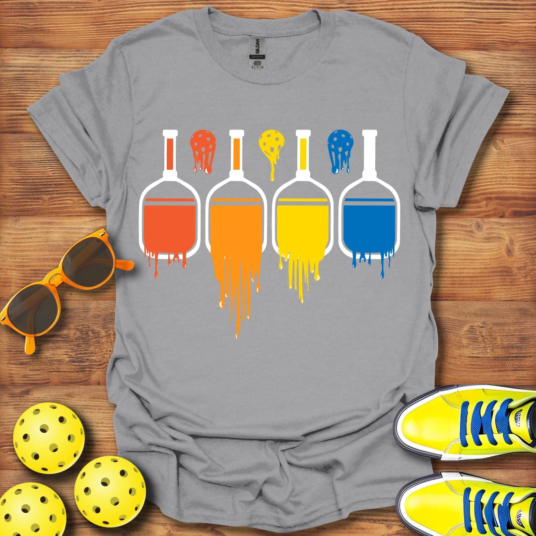 Dripping Rainbow Paddles T-Shirt