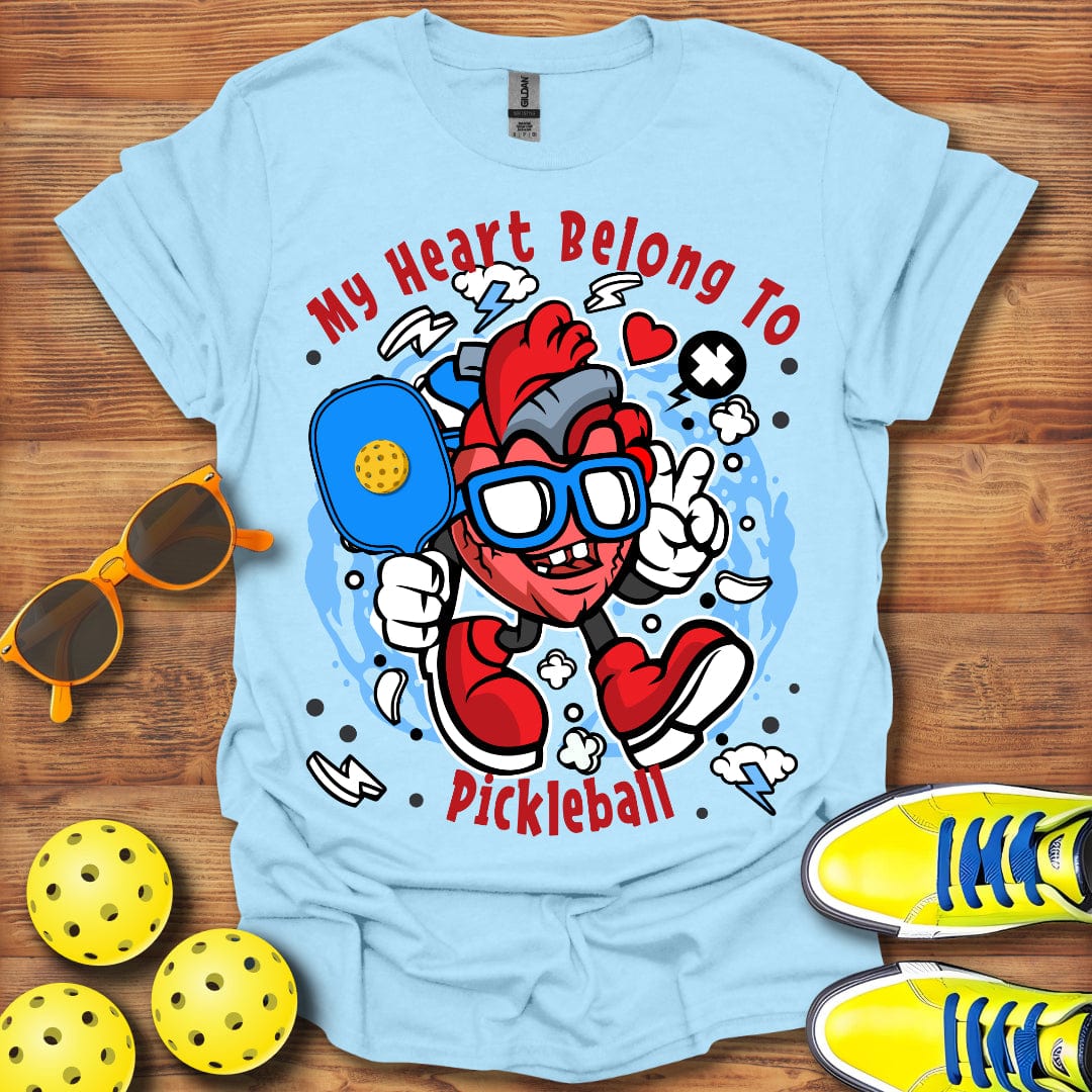 Heart Belongs To Pickleball T-Shirt
