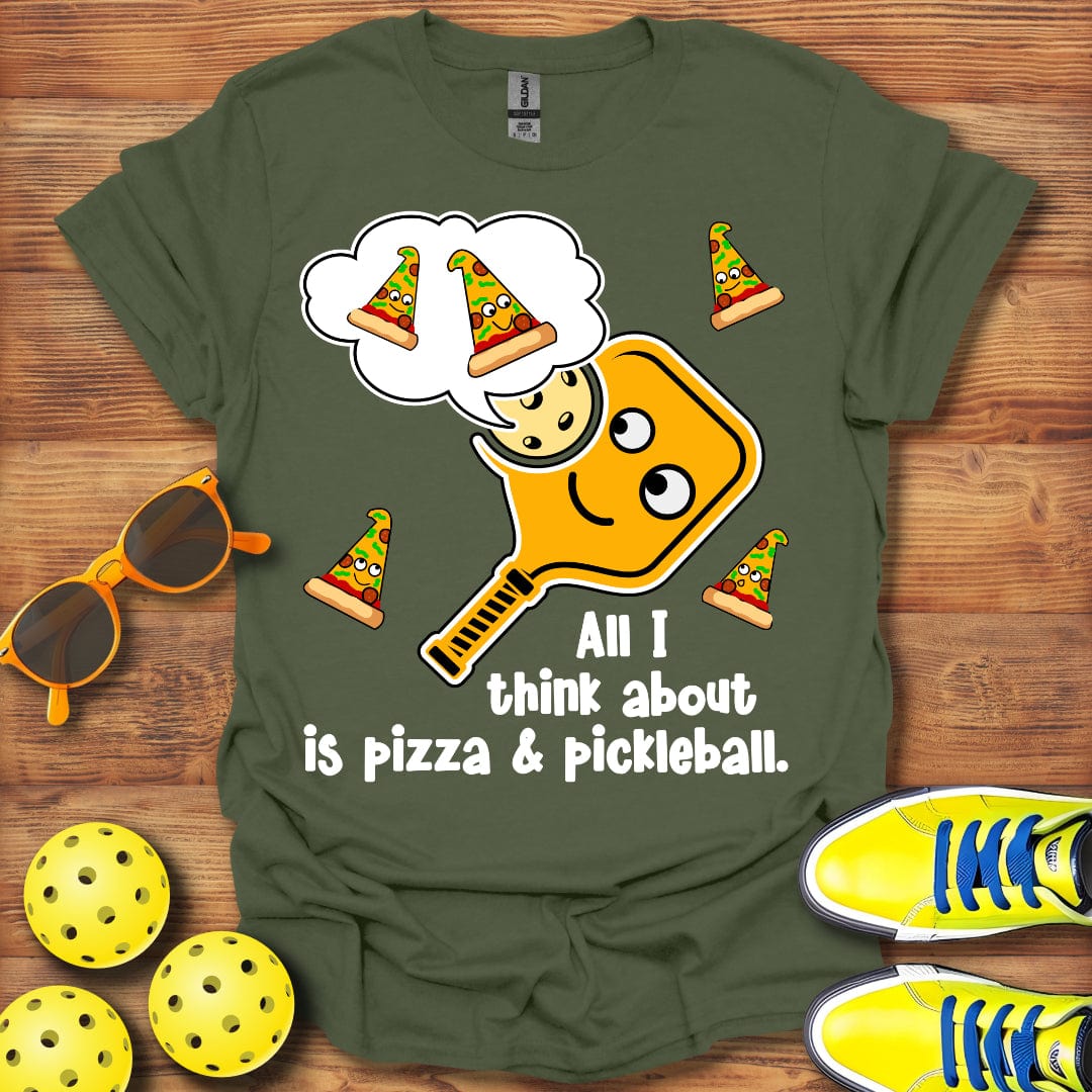 Pizza And Pickleball T-Shirt