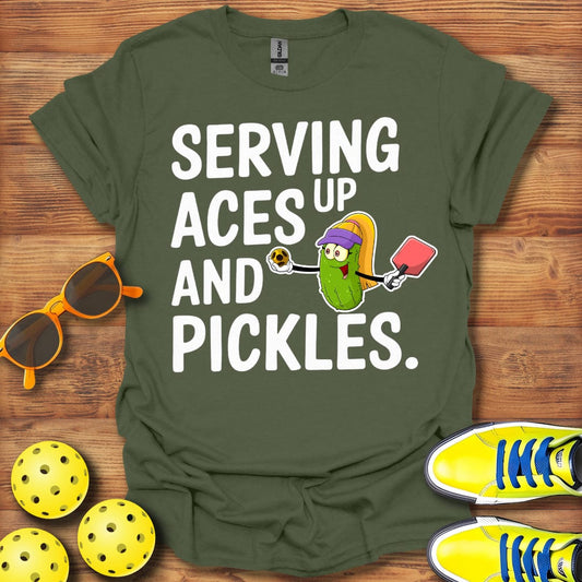 Aces and Pickles Pickleball T-Shirt